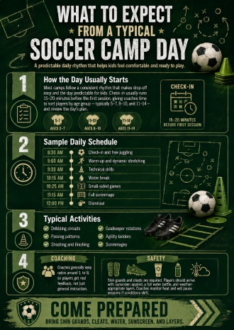 Typical Soccer Camp Day